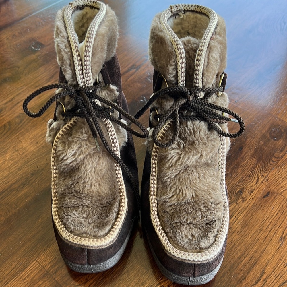 Yodelers Sherpa Lined 1970’s Vintage Boots
